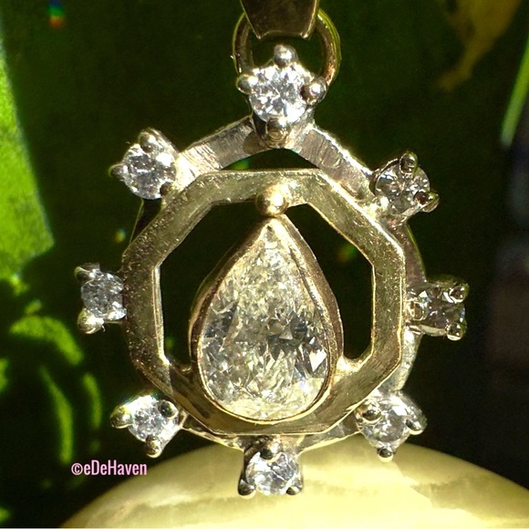E.DeHaven 14k & Diamonds Pendant - Picture 1 of 10